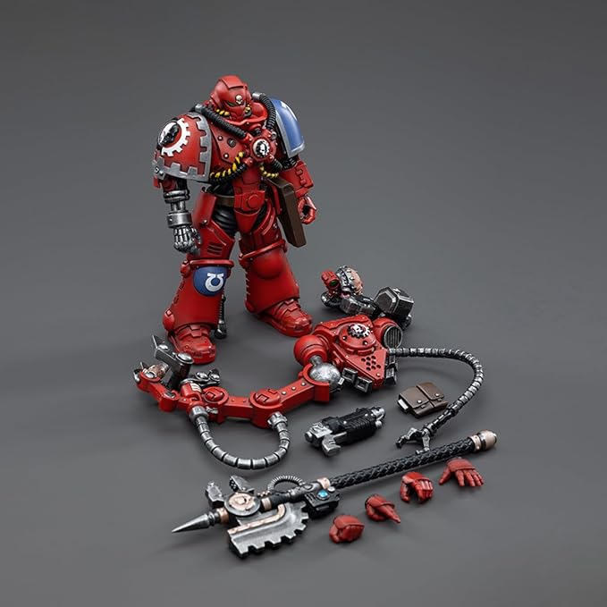 JOYTOY Warhammer 40,000 1/18 Action Figure Ultramarines Primaris Techmarine Collection Model Birthday Gifts