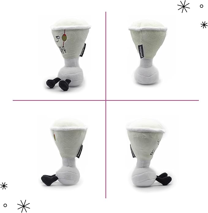 Martini Plushie - I Like It Dirty Sassy Drink Plush, Gift for Friends, Plush Toy for Gifting