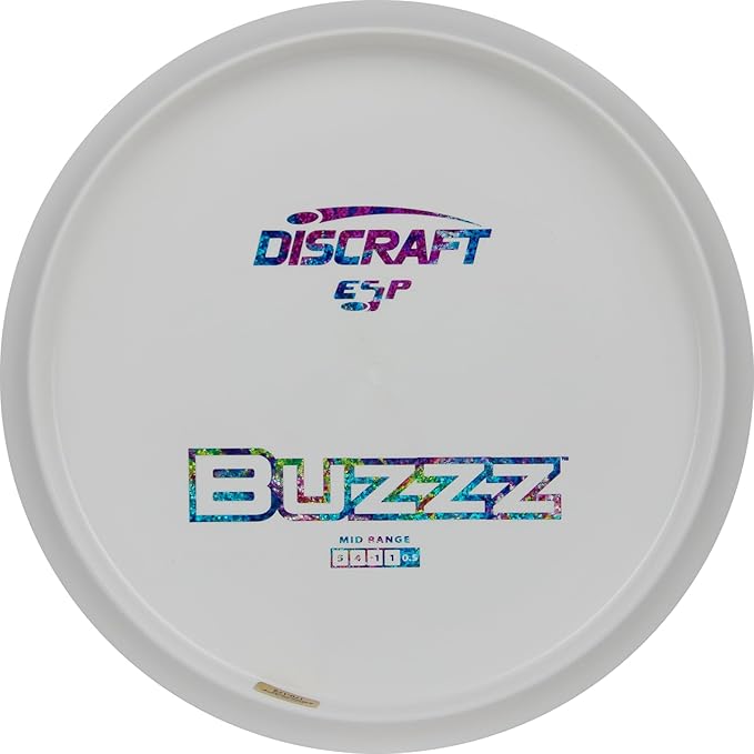 Discraft All White, Understamped ESP Buzzz 170-172 Gram Mid-Range Golf Disc