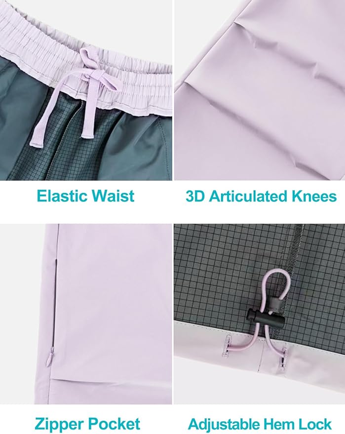 Kids Cargo Pants Waterproof Boys Hiking Outdoor Camping Pants Quick Dry UPF 50+ Toddler Youth Uniform Pants