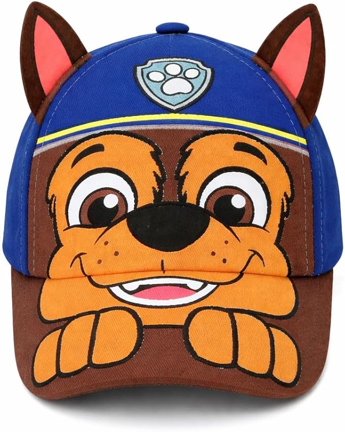 Nickelodeon Boys Baseball Cap, Paw Patrol Marshall Adjustable Toddler Hat, Ages 2-4 Or Boy Hats for Kids Ages 4-7