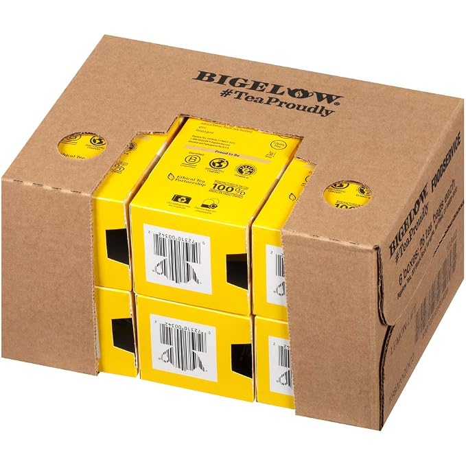 Bigelow Lemon Lift Black Tea Bags 28-Count Boxes (Pack of 6) Lemon Flavored Black Tea Naturally & Artificially Flavored