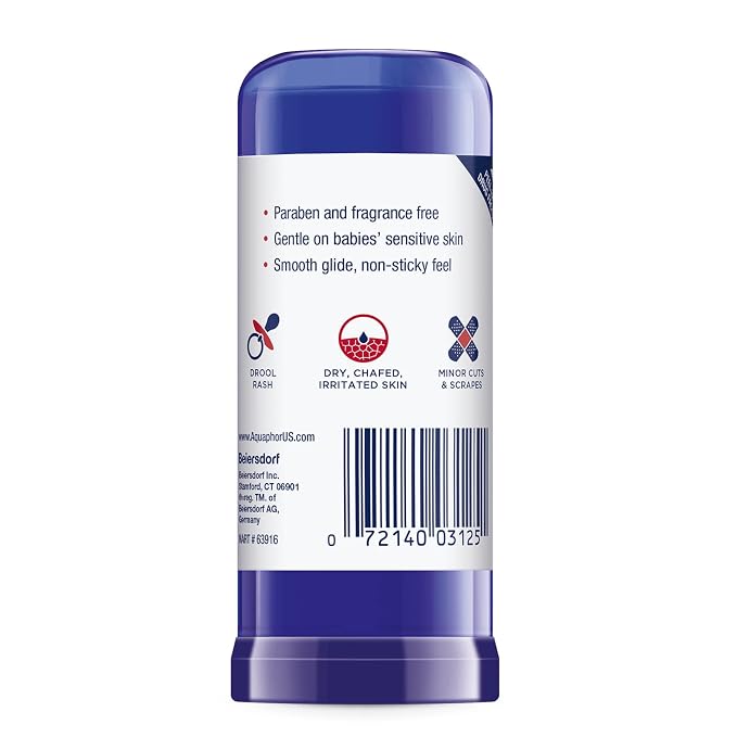 Aquaphor Baby Healing Balm Stick With Avocado Oil and Shea Butter, 0.65 Oz Stick