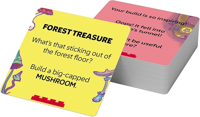 Lego Recreate Activity Cards – Nature | Creative Building Game with 30+ Activity Cards & 25 Lego Elements | Ages 6+