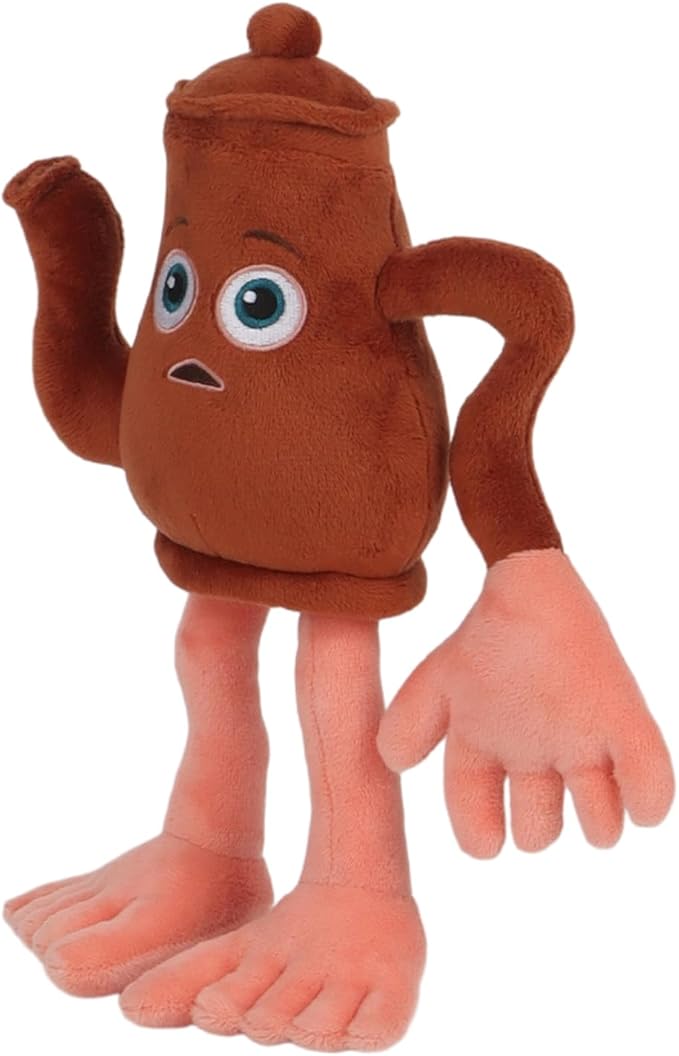 Italian Brainrot Plush Toy, 11 inch Ta Ta Ta Sahur Plushies, Italian Brainrot Stuffed Animal, Funny Teapot Monster Figure Doll for Adults Kids Boys Girls