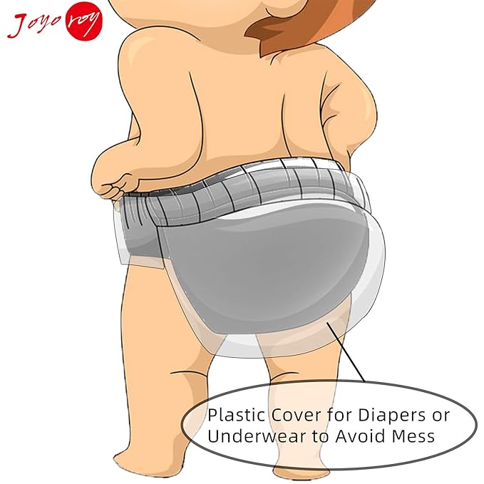 Joyo roy Plastic Underwear for Potty Training 5T Rubber Pants for Babies Cloth Diaper Cover for Swimming Rubber Pants for Toddlers Waterproof Swim Diaper Covers for Toddlers Training Pants Boys 5T