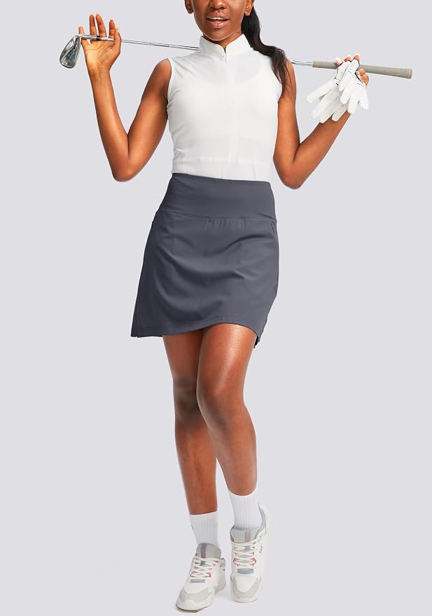 G Gradual Golf Skorts Skirts for Women with 5 Pockets Women's High Waisted Lightweight Athletic Skirt for Tennis Running