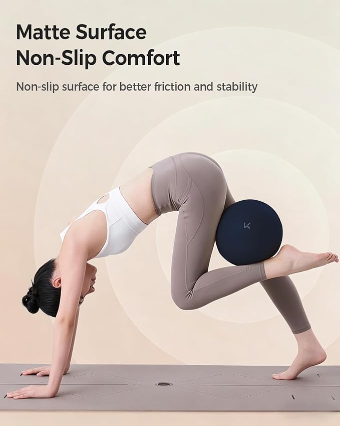 KEEP Exercise Ball Anti-Burst - Thickened Yoga Ball Pilates Ball for Physical Therapy, Fitness Ball for Workout, Core Strength and Physical Therapy