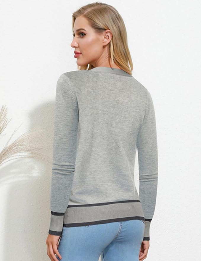 GRACE KARIN Cardigan Sweaters for Women Lightweight Long Sleeve Cropped Cardigan Summer Fall Fashion Clothing Outfits Shrug