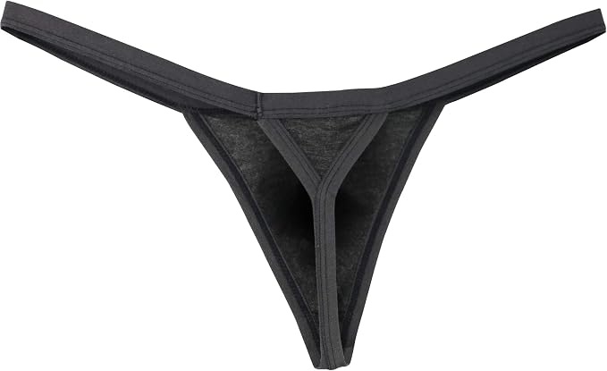 iKingsky Men's Modal G-string Underwear Sexy Pouch Y-back Thong Panties
