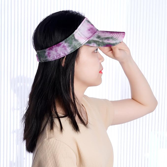 Marrywindix 1 Piece of Sport Wear Athletic Visor Sun Sports Visor Hat Visor Adjustable Cap for Women and Men
