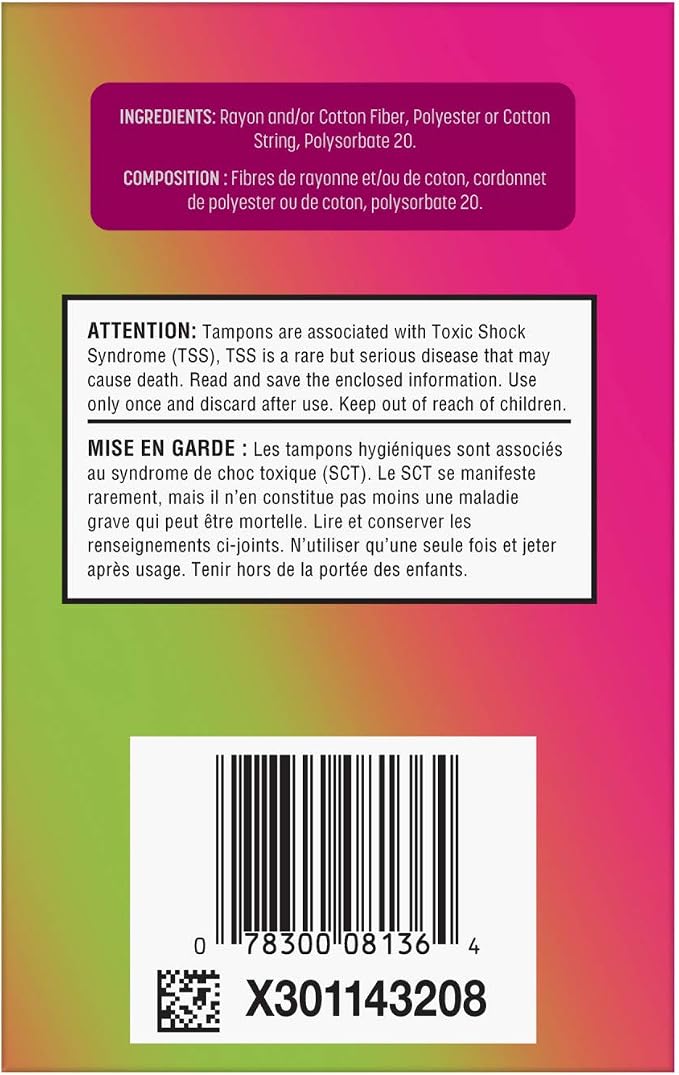 Playtex Sport Tampons Super Plus Absorbency, Fragrance-Free - 36ct | Super Plus Tampons for Women, Feminine Care, Playtex Tampon with 360 Leak Defense