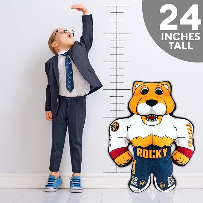 Bleacher Creatures Denver Nuggets Rocky 24" NBA Masoct Bleacher Buddy - Soft Plush Toy