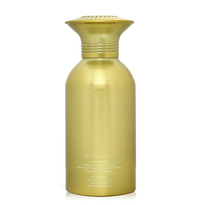 Talc-Free Body Powder for Women for Daily Use and After Bath - Shelley Kyle Signature 365 g (Puff not Included)