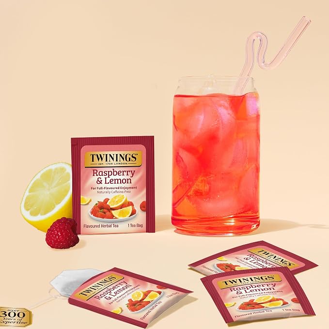 Twinings Assorted Caffeine-Free, Herbal and Caffeinated Black Tea Bag Sampler (40 Count) 40 Flavour Boxed Variety Gift Set