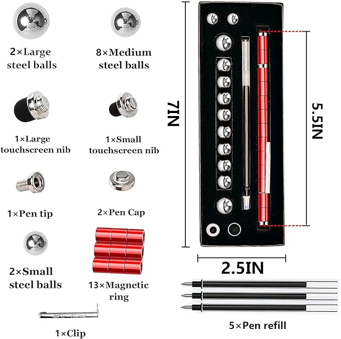 Magnet Pen Gifts For Young Men - Magnetic Toys For Kids Ages 8-12 Small Gifts For Teens 12 13 14 15 16+Year Old Girl Gifts Trendy Stuff Novelty Christmas Stocking Fillers Gadget Easter Adult Gifts
