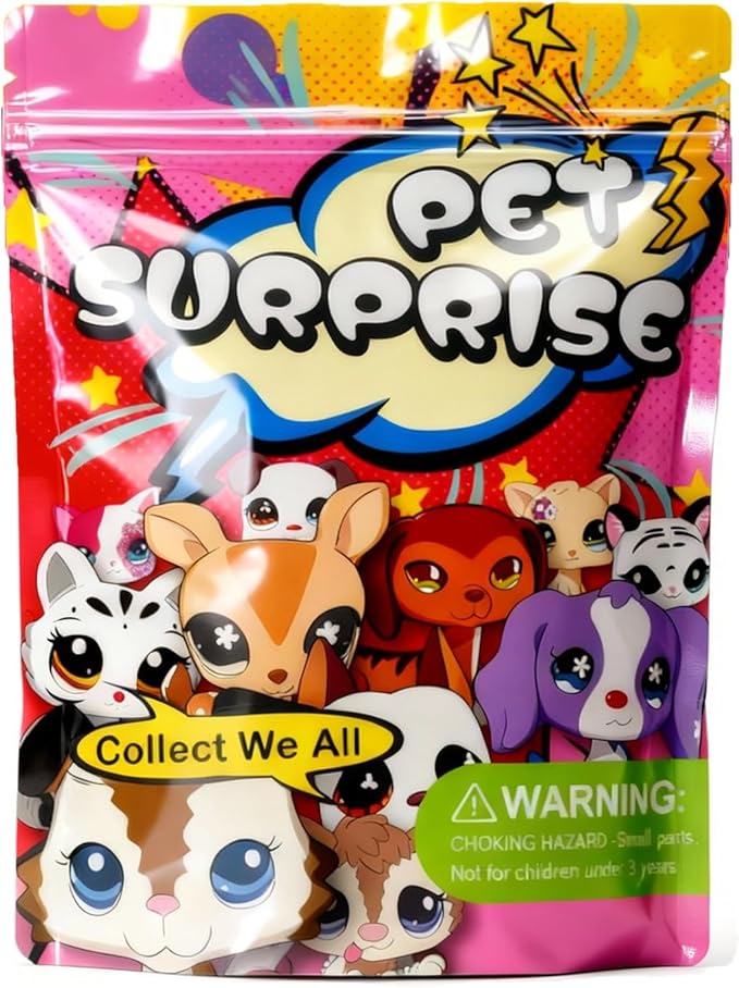 3pcs/Set Custom Flocked Pet Shop Toys Short Hair Cat Kitten Collie Great Dane Cocker Spaniel Dachshund Puppy Dog OOAK Compatible with LPS (#363 and 893 and 272)