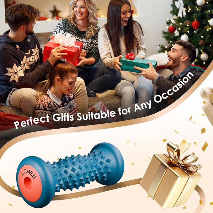 Foot Roller Massager for Plantar Fasciitis, Foot Arch and Heel Pain Relief | Deep Tissue Muscle Massage, Feet Ergonomic & Rounded Top Design