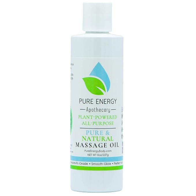 Pure Energy Apothecary Massage Oil - Pure & Natural 8 oz