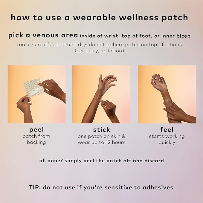 The Good Patch Desire Sexual Wellness Patches, Get in the Mood, Natural with Vitamin B6, Reishi, Black Maca, Plant Powered Wearable Wellness, Botanical and Vitamin (24 Total Patches)