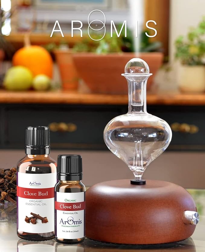 ArOmis Clove Bud Essential Oil - 100% Pure Therapeutic Grade - Undiluted, Premium Oil - 150 Micron Filtered, Perfect for Aromatherapy Diffusers (10ml / .34 fl oz)