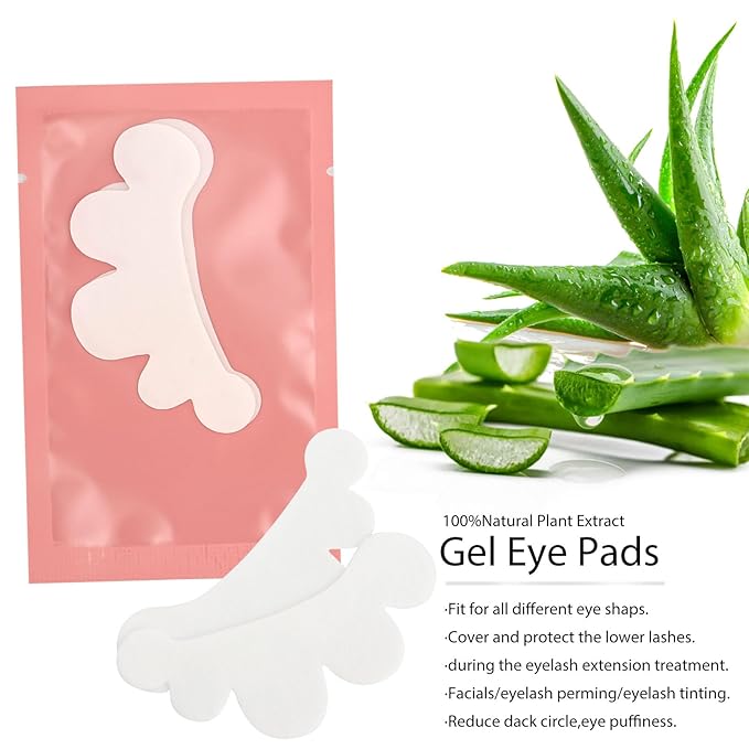 100 Pair Under Eye Pads Eyelash Extensions Patches Lash Extension Lint Free Under Hydrogel Eye Mask Pads Beauty Tools