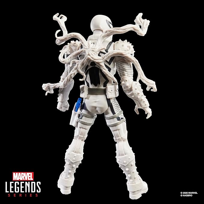 Marvel Legends Series Magic: The Gathering Agent Anti-Venom, 6-Inch Spider-Man Action Figure Toy & Exclusive Foil Collectible Card Game Trading Card