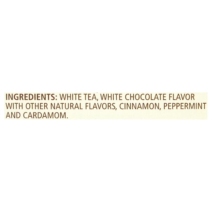 Celestial Seasonings White Chocolate Peppermint White Tea Bags, Great For Stocking Stuffer, 20 tea bags (Pack of 2)