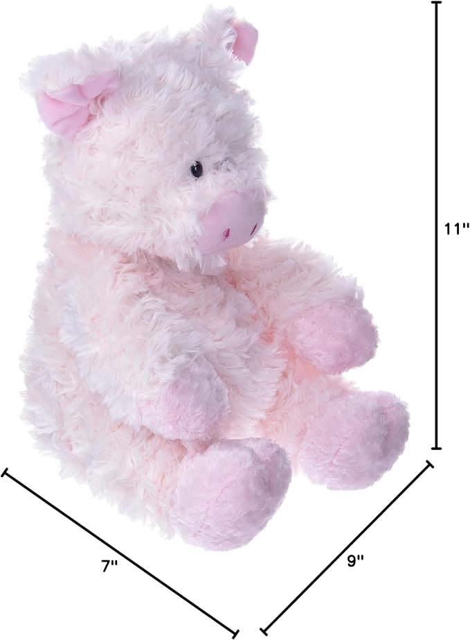 Aurora® Snuggly Tubbie Wubbies™ Pig Stuffed Animal - Comforting Companion - Imaginative Play - Pink 12 Inches