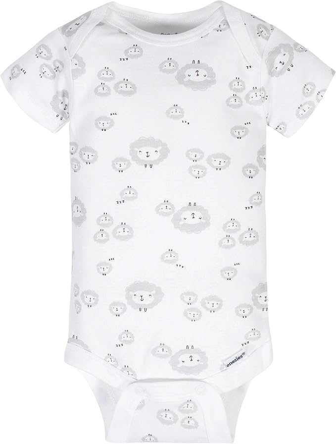 Gerber Unisex-Baby 8-pack Short Sleeve Onesies Bodysuits
