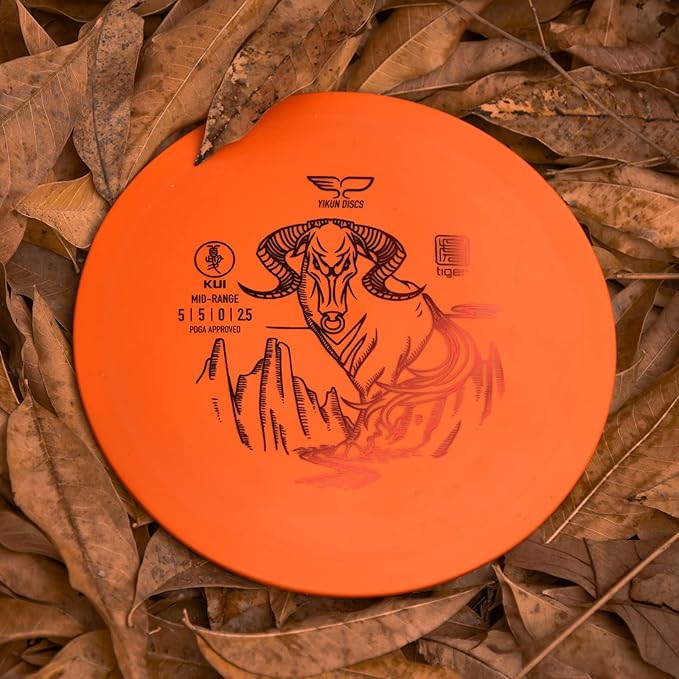 Yikun Midrange Disc Golf Disc-Overstabel Golf Mid-Range,PDGA Approved Great for Competition,Leisure and Entertainment