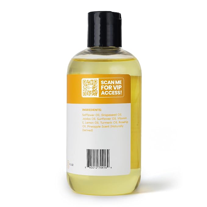 Her Fantasy Box | Body Splash Hydrating Body Oil (Pineapple Creme) - Moisturizing, Non-Greasy Formula for Soft, Smooth Skin - All-Natural, Lightweight & Nourishing (Pack of 2)
