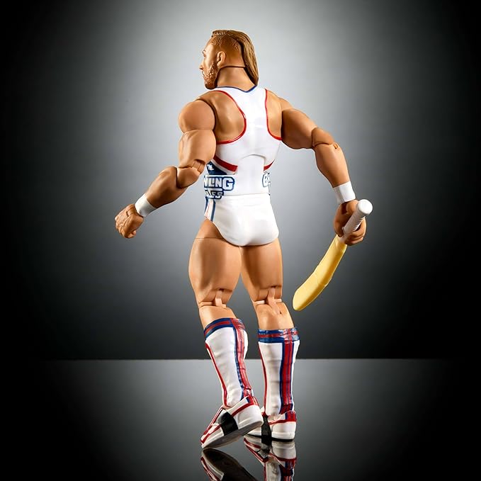 Mattel WWE Elite Action Figure & Accessories, Series #110 Butch 6-inch Collectible with 25 Articulation Points & Swappable Hands