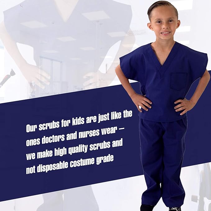 M&M SCRUBS Super Soft Children Scrub Set Kids Dress up