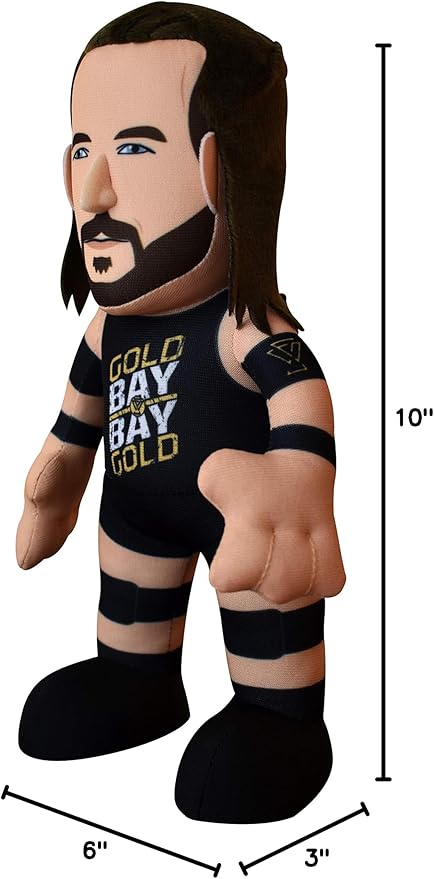 Bleacher Creatures WWE Adam Cole 10" Plush Figure - A Wrestling Superstar for Play or Display