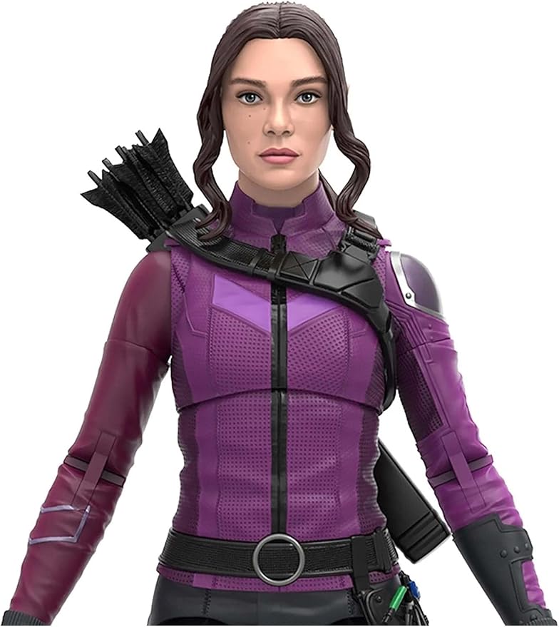 Marvel Legends Series MCU Disney Plus Kate Bishop Hawkeye Series Action Figure 6-inch Collectible Toy, 3 Accessories, 1 Build-A-Figure Part