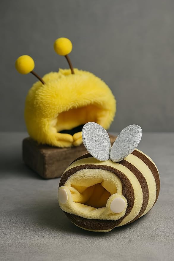 17cm Doll Clothes – Fluffy & Cute Outfits for Designer Dolls | Soft Costumes - Bumblebee