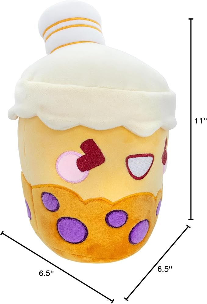 MochiOshis Boba Tea 10-Inch Character Plush Toy Mizuki Tapioshi | Plushie, Huggable Soft Stuffed Animal For Cuddling | Plush Figure Toy for Bubble Tea Lover | Officially Licensed MochiOshis Boba Plush