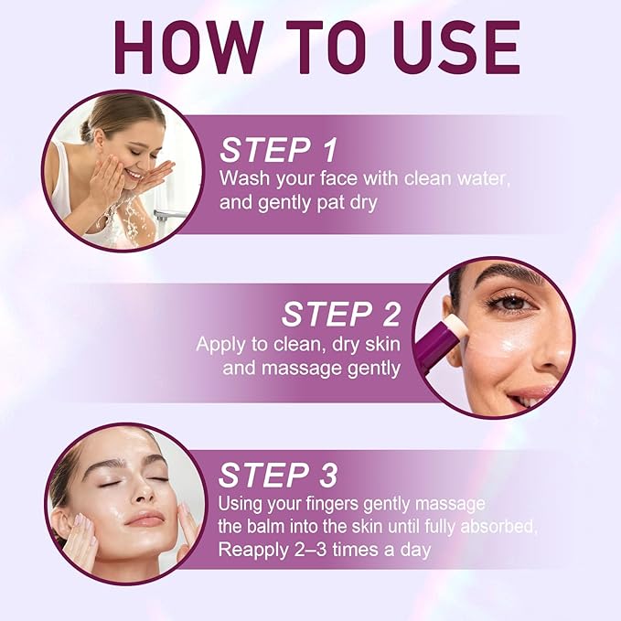 ABOUME Calcium Multi Balm Stick, Calcium Balm for Wrinkles, Anti-aging, Hydrating and Firming Skin, Collagen Stick for Face, Eyes & Neck (3pcs)