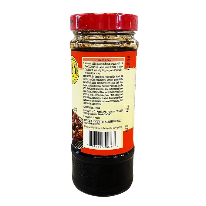 CJ Korean BBQ Chicken & Pork Marinade 16.93oz (4 Pack)