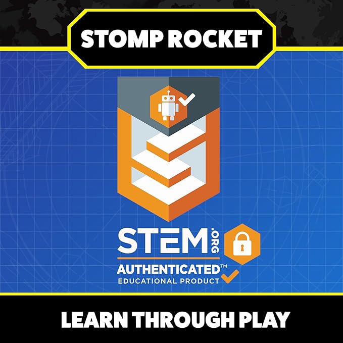 Stomp Rocket Super High-Performance X-Treme Rocket Launcher for Kids Soars Up to 400 Feet - 6 Rockets - Fun Outdoor Toys for Boys & Girls - STEM Foam Blaster - Ages 9 and Up