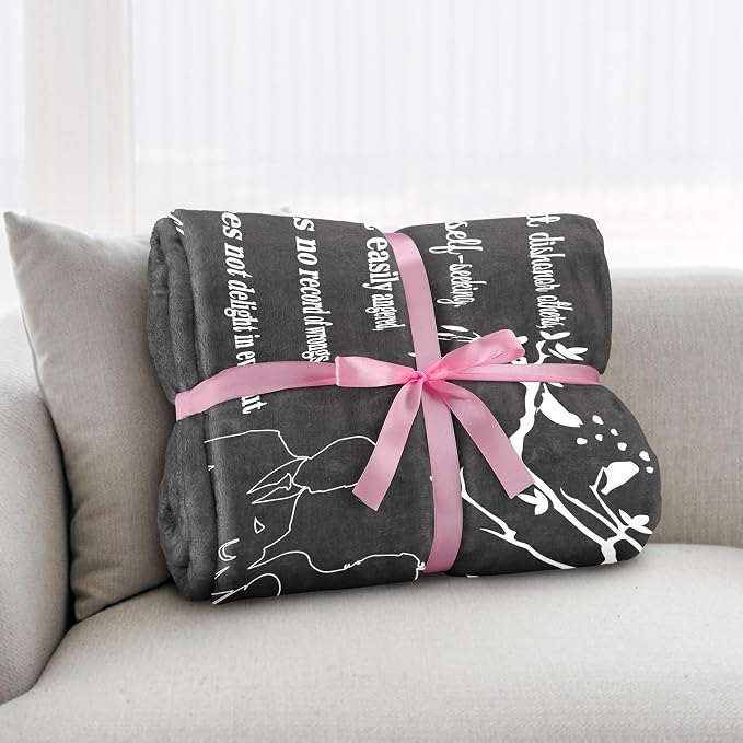 Wedding Gifts for Couples, Bridal Shower Gifts for Bride to Be Soft Blanket | Anniversary Mr and Mrs Gifts, Wedding Gifts for Newlyweds Wedding Throw Blanket 60*50 Inch (Gray)