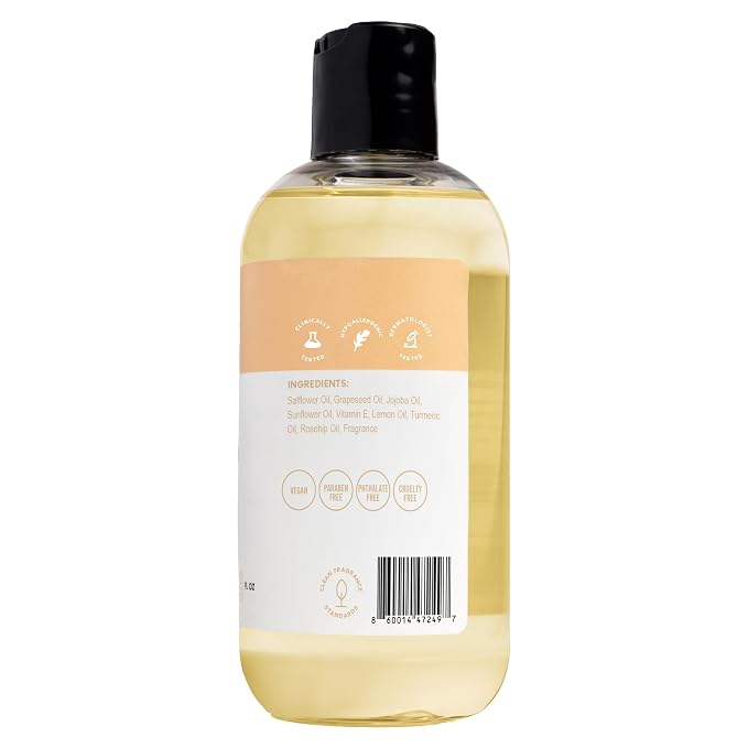 Her Fantasy Box | Body Splash Vanilla Drip Fragrance Oil – Warm Vanilla Sugar Scent with Creamy Cashmere & Sandalwood, Lightweight Hydrating Body Oil, Vegan & Cruelty Free
