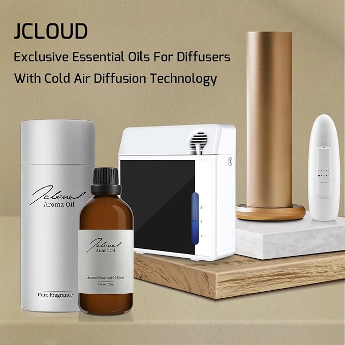 JCLOUD Miracle Hotel Diffuser Oil - Inspired By Hilton Hotel Scent - Luxury Essential Oils for Diffusers for Home - Pure Aromatherapy Fragrance in Glass Bottle, Long Lasting & Pet Safe, 100mL