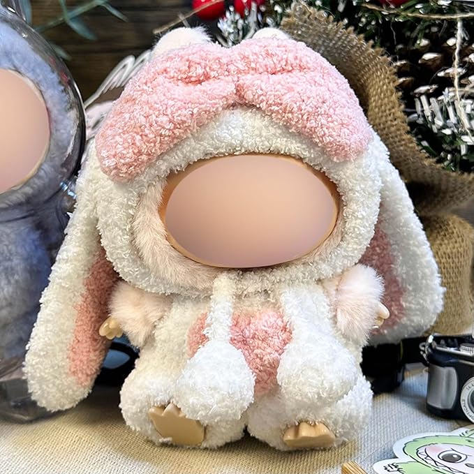 17cm Doll Clothes Accessories Outfits Cute Clothes Stylish Set (NO Doll) Cute Big-Eared Rabbit-one-Piece Suit