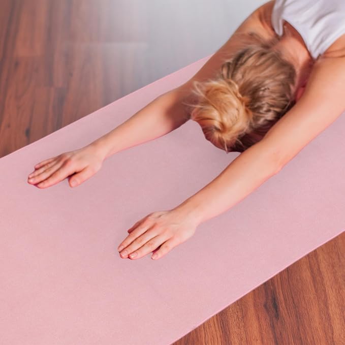 Hahafelt 3 Pack Hot Yoga Towel Non Slip 72" x 26" Extra Large Microfiber Yoga Mat Towel with Grip Dot Absorbent Sweat Anti-Slip Mat Cover for Pilates Fitness (Morandi Pink Blue Green)