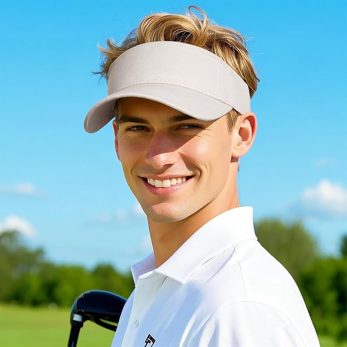 Marrywindix 1 Piece of Sport Wear Athletic Visor Sun Sports Visor Hat Visor Adjustable Cap for Women and Men