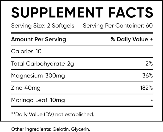 Semen Volume Support Capsules for Men – Zinc, Rose Hip & Vitamin C – Reproductive Health & Vitality – 120 Capsules - 2 Months Supply