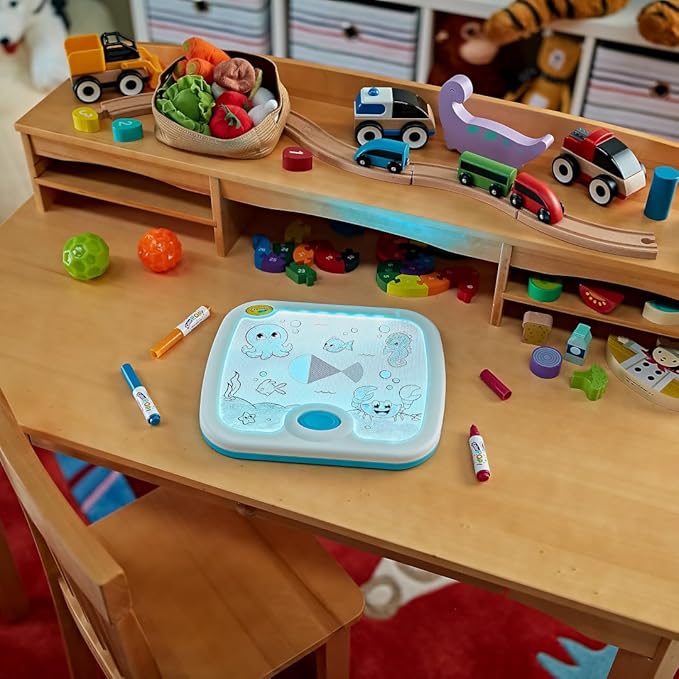 Crayola Light Up Activity Board, Sensory Toy for Toddlers & Kids, Light Box, Light Up Coloring Board, Educational Toy, Gift for Toddlers, Ages 1+