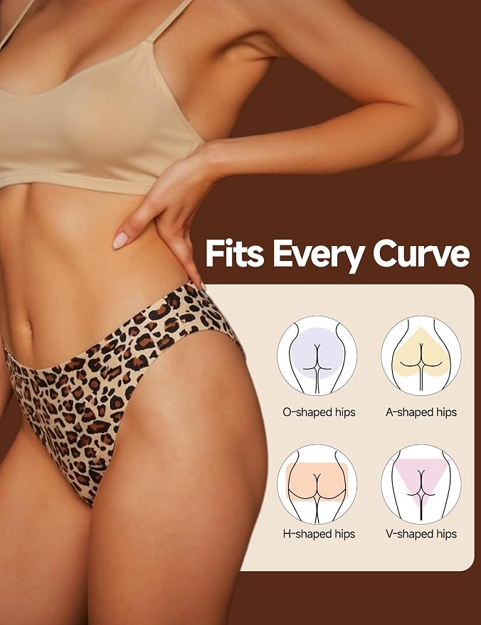 Seamless Thongs for Women G-string Thong No Line Workout Cotton Panty Liners Underwear Undies Fashion Clothing